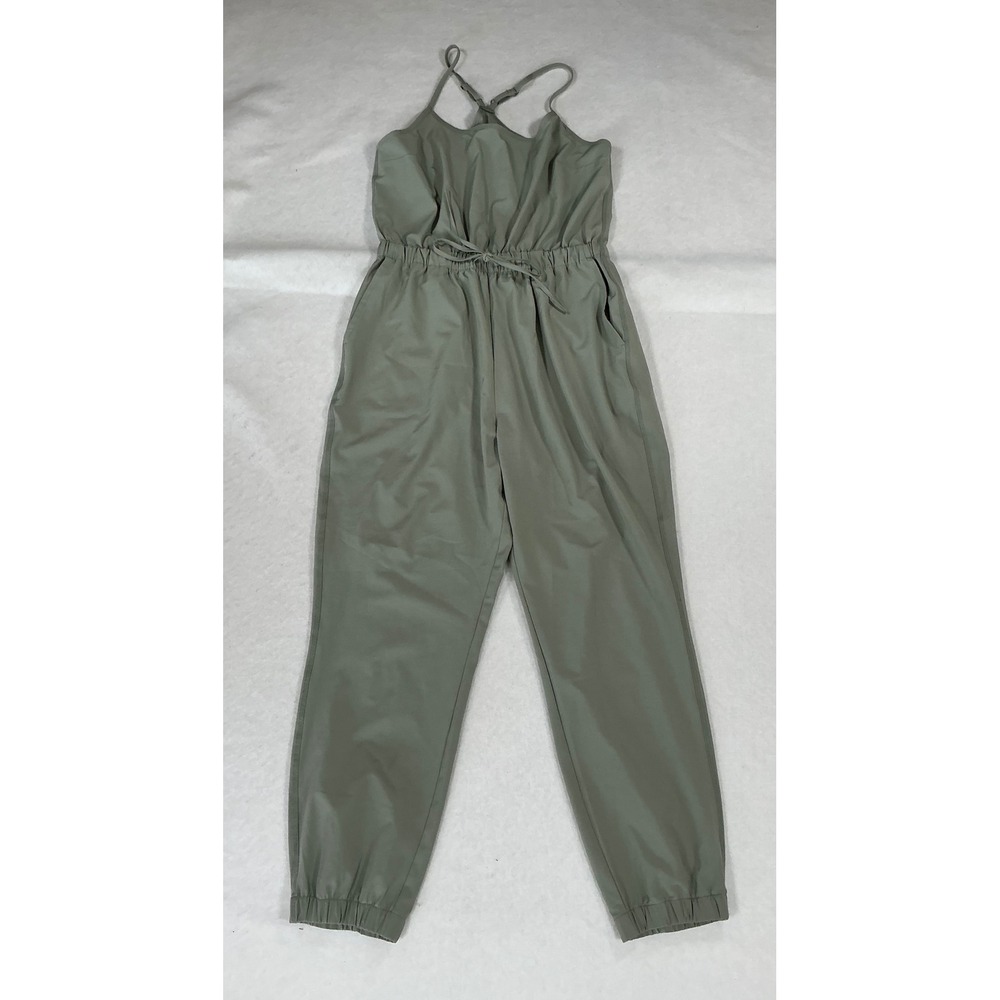 Abercrombie & Fitch Sage Green Active Jogger Jumpsuit Small Petite SP